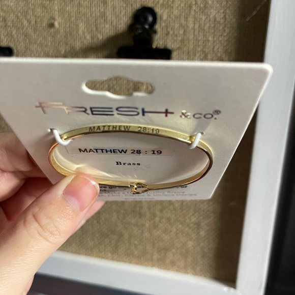 Tatum Scripture Bangle - Picture 3 of 3